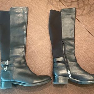 Tall black leather boots. Great condition. So comfortable!!!